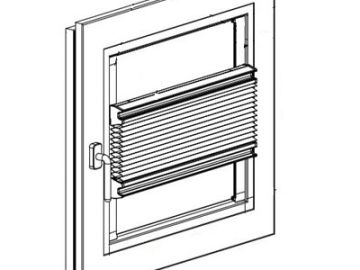 Verano honingraat plissé verduisterend zonder boren (Plakfix)